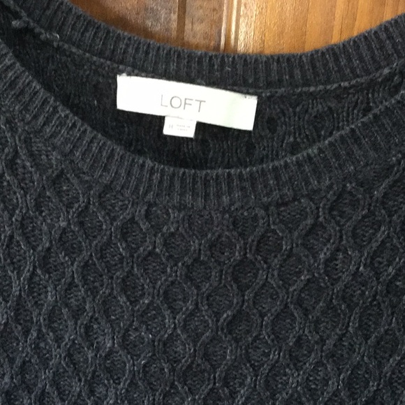 Loft Sweater Dress in Gray - Picture 3 of 7